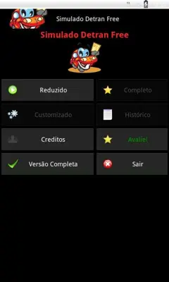 Simulado Detran Free android App screenshot 2